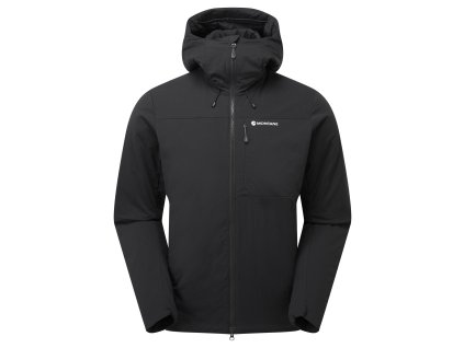 FIREBALL XT HOODIE-BLACK-S pánská bunda černá