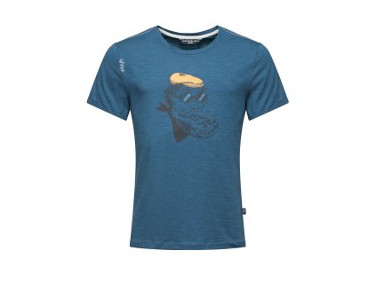 FRENCH MOUNTAINEER-DARK BLUE-L pánské tričko tmavě modré