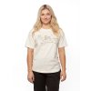 LEOBEN GRASSES-CREME-32 dámské tričko krémové