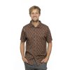 BASTI-BROWN-L pánská košile hnědá