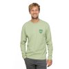 SURF CLIMB BUS-GREEN-M pánské triko s dlouhým rukávem zelené