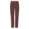 MAGDALENA-DARK RED-36 dámské kalhoty tmavě červené