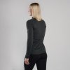 FEM DART XT ZIP NECK-BLACK-UK6/XXS dámské triko dlouhý ruk. černé