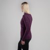 FEM DART XT ZIP NECK-BLACK-UK6/XXS dámské triko dlouhý ruk. černé
