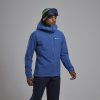 NORDES HOODIE-ECLIPSE BLUE-S pánská bunda modrá (Velikost S, Barva Eclipse Blue)