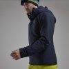 NORDES HOODIE-ECLIPSE BLUE-S pánská bunda modrá (Velikost S, Barva Eclipse Blue)