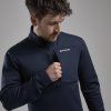 FURY XT PULL-ON-BLACK-S pánská mikina černá (Velikost S, Barva Black)