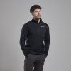 FURY XT PULL-ON-BLACK-S pánská mikina černá (Velikost S, Barva Black)