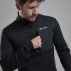 FURY XT PULL-ON-BLACK-S pánská mikina černá (Velikost S, Barva Black)