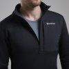 FURY XT PULL-ON-BLACK-S pánská mikina černá (Velikost S, Barva Black)