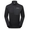 FURY XT PULL-ON-BLACK-S pánská mikina černá (Velikost S, Barva Black)