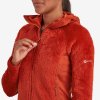 FEM PROTIUM XPD HOODIE-SAFFRON RED-UK14/L dámská bunda červená