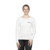STEIERMARK-WHITE-32 dámské tričko s dlouhým rukávem bílé