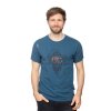 ROCK HERO WINTER-DARK BLUE-L pánské tričko tmavě modré