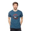 TIME OUTDOORS-DARK BLUE-4XL pánské tričko tmavě modré