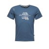 OUT IN NATURE-DARK BLUE-L pánské tričko tmavě modré