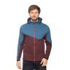 MOUNTY 2.0-DARK RED / DARK BLUE-L pánská bunda tmavě červená a modrá