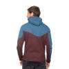 MOUNTY 2.0-DARK RED / DARK BLUE-L pánská bunda tmavě červená a modrá