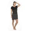 CALA BOTA-BLACK-34 dámské šaty černé