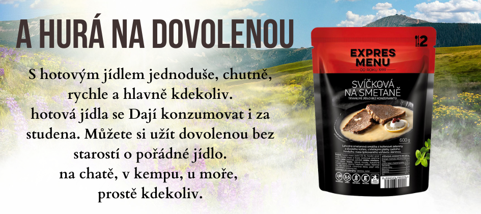 Hotová jídla na dovolenou