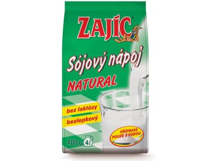 54213 54213 sojovy napoj zajic natural 400g sacek