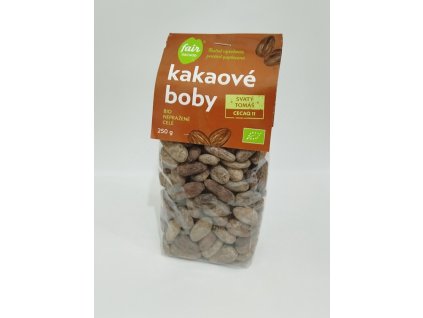 Bio nepražené kakaové boby Svatý Tomáš 250g