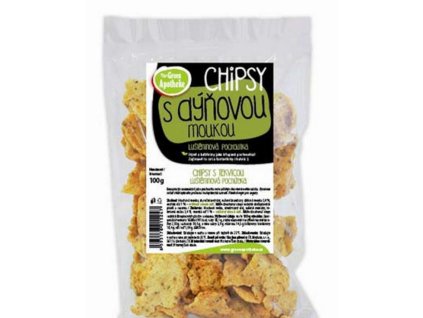 chipsy s moukou dýňovou