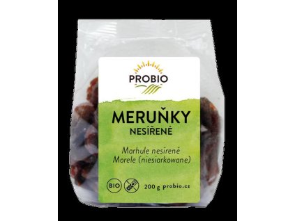 meruňky nesířené probio