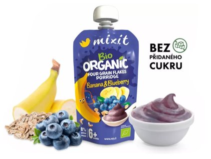 kapsička banán borůvka Mixit
