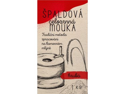 špaldová mouka hrubá celozrnná