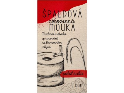 špaldová mouka polohrubá celozrnná