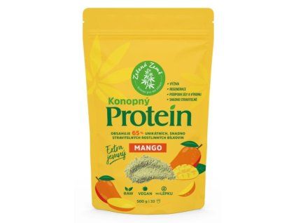 Konopný protein mango zelená země