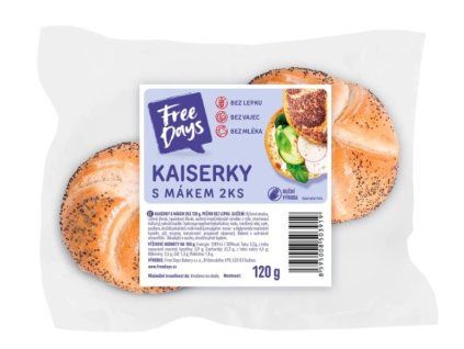 Kaiserky s mákem free days bezlepkové