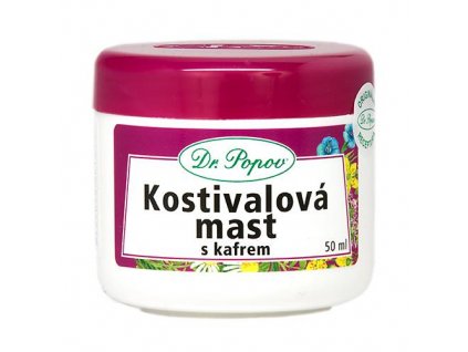 13212 kostivalova mast s kafrem 50ml popov