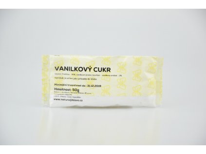 16071 vanilkovy cukr s fruktozou 50g natji