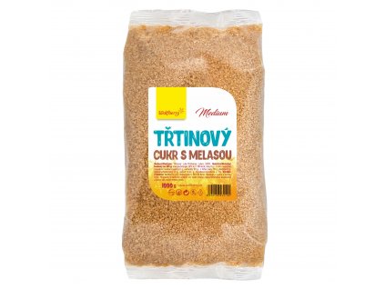 trtinovy cukr s melasou 1000g medium wolfberry