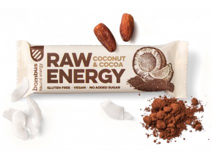 RAW ENERGY COCONUT COCOA 50G