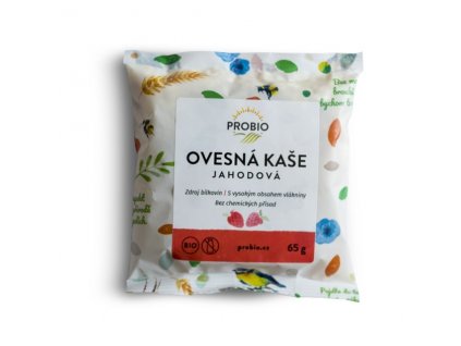 Ovesná kaše jahodová  65 g