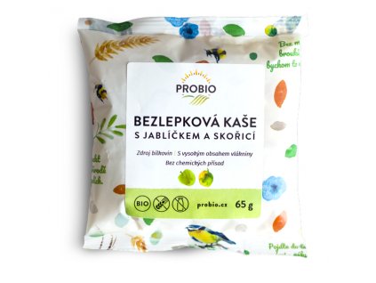 Bezlepková kaše s jablíčkem a skořicí  65 g