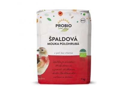 BIO MOUKA ŠPALDOVÁ BÍLÁ POLOHRUBÁ 1 KG