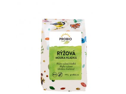 BIO MOUKA RÝŽOVÁ HLADKÁ 450 G