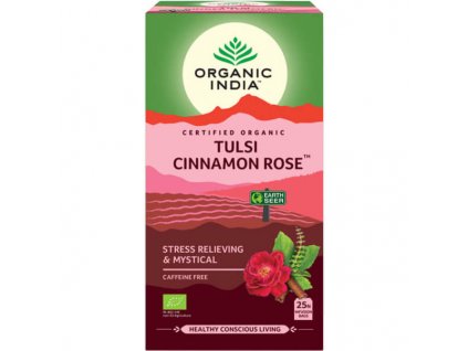 Tulsi s ružou a škoricou Organic India 600x600