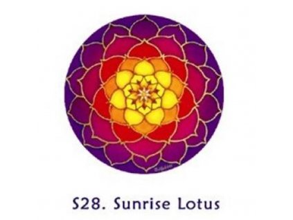 76107 samolepka na onka oboustranna sunrise lotus 10 5 cm