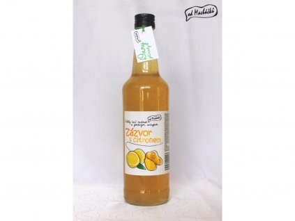 Sirup zázvor s citronem 500 ml