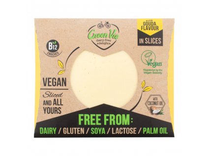 Veganská alternativa sýru gouda plátky 180 g
