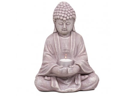 Buddha svícen 20x14x28 cm