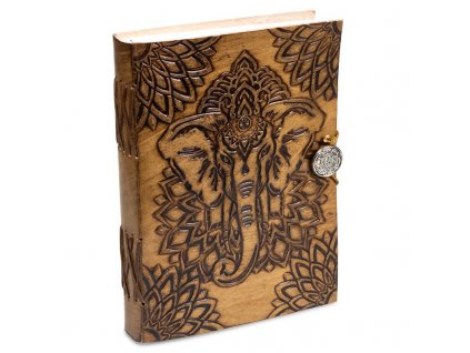 Zápisník slon kožený