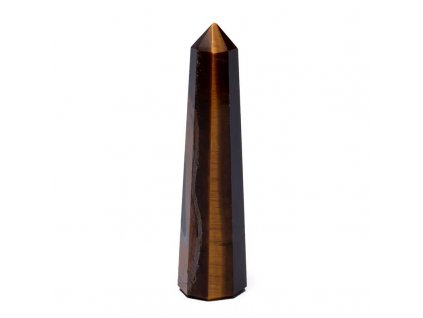 Tygří oko obelisk -- 7.5 - 10 cm