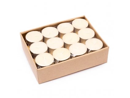 Čajová svíčka s vůní jasmínu a reliéfem kvetu života