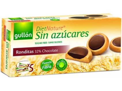 gullon ronditas susienky s cokoladou bez cukru 186g